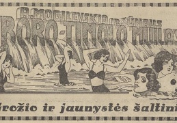 „Boro-Timolo“ muilas – grožio ir jaunystės šaltinis. Sekmadienis, 1937, nr. 25, p. 11.