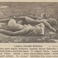 Skulptoriaus kūryba Karmelitų pliaže. Sekmadienis, 1937, nr. 24, p. 2.