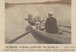 Įspėjamieji plūdurai. Sekmadienis, 1936, nr. 24, p. 2.