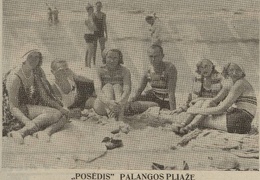 Palangos pliaže. Sekmadienis, 1932, nr. 30, p. 2.