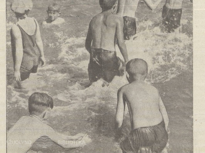 Vaikai Palangos pajūryje. Sekmadienis, 1933, nr. 27, p. 1.