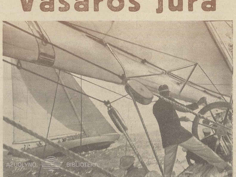„Vasaros jūra“. Sekmadienis, 1935, nr. 26, p. 1.