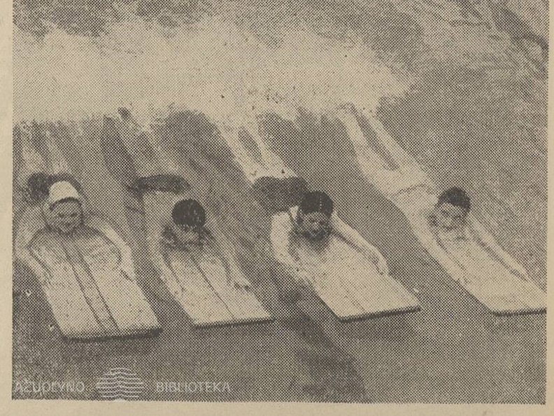 „Vasaros malonumai pajūry“. Sekmadienis, 1936, nr. 28, p. 6.
