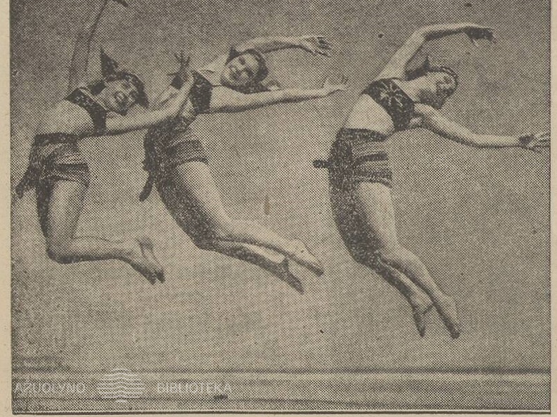 Šokis pajūry. Sekmadienis, 1936, nr. 30, p. nenumeruotas.