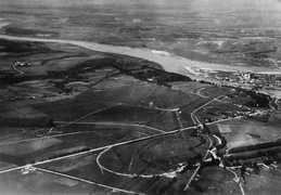 Aleksoto aerodromo vaizdas iš oro. XX a. 3 deš.