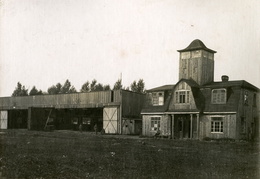 Lėktuvų angaras ir fotolaboratorija-ginklinė. 1919 m.