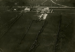 Felikso Vaitkaus sutiktuvės Aleksoto aerodrome. 1935 m.