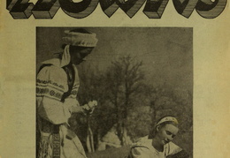 Tautinio stiliaus viršelis. Moteris.-1938, nr. 12, p. viršelis.