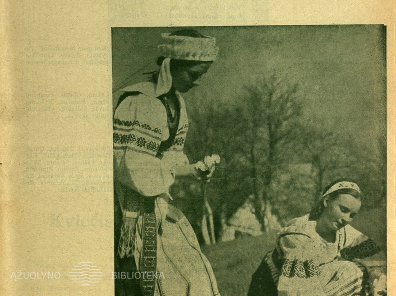 Tautinio stiliaus viršelis. Moteris.-1939, nr. 12, p. viršelis.