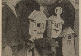 Išradingi inkilų drožėjai. Jaunasis ūkininkas.-1933, nr. 13, p. 50.