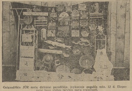 Rankdarbių parodėlė. Jaunasis ūkininkas.-1935, nr. 22, p. 111.