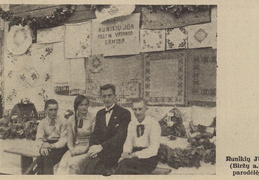 Rankdarbių paroda. Jaunasis ūkininkas.-1937, nr. 21, p. 332.