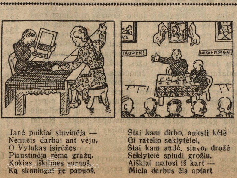 Papuoškime seklytėlę patys. Jaunasis ūkininkas.-1934, nr. 10, p. 60.