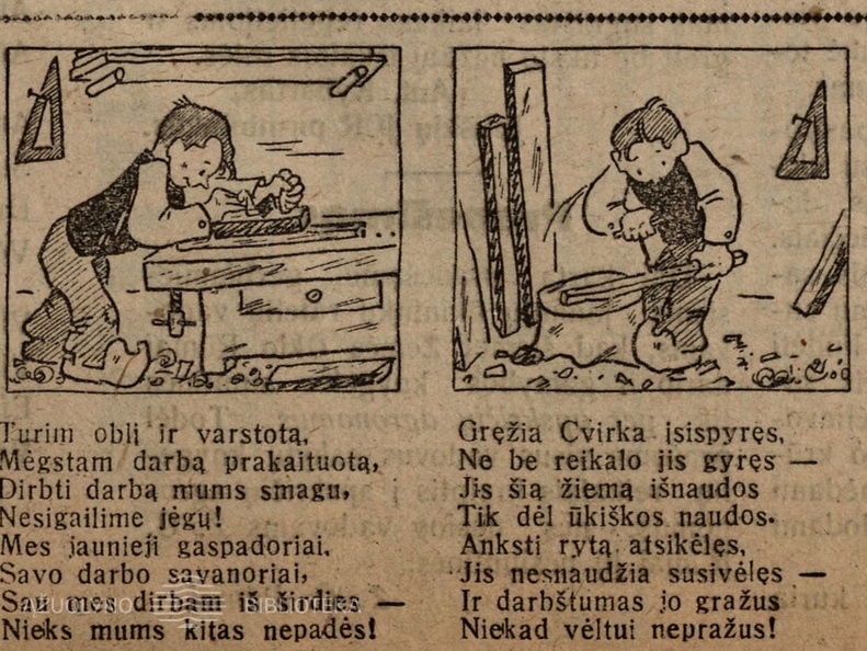 Nagingas gaspadorius. Jaunasis ūkininkas.-1934, nr. 4, p. 24.