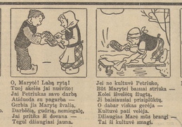 Meno mylėtojas. Jaunasis ūkininkas.-1935, nr. 12, p. 64.