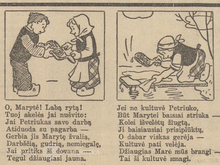 Meno mylėtojas. Jaunasis ūkininkas.-1935, nr. 12, p. 64.
