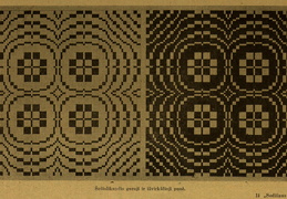 Rašto schema iš knygos „Sodžiaus menas. „Rinktiniai“ audiniai“. Moteris.-1928, nr. 8-9, p. 18.
