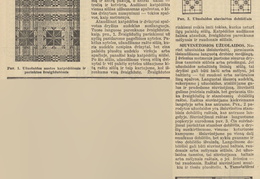 Tautinio stiliaus austinės užuolaidos. Jaunasis ūkininkas.-1939, nr. 3, p. 37.