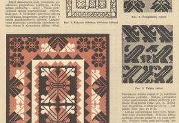 Tautinio stiliaus rištiniai kilimai. Jaunasis ūkininkas.-1939, nr. 9, p. 134.
