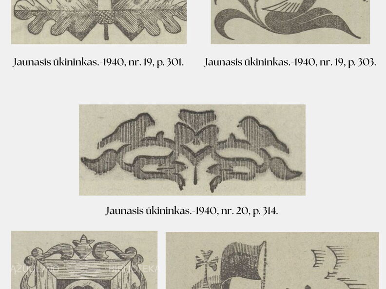 Tautinio stiliaus vinjetės 