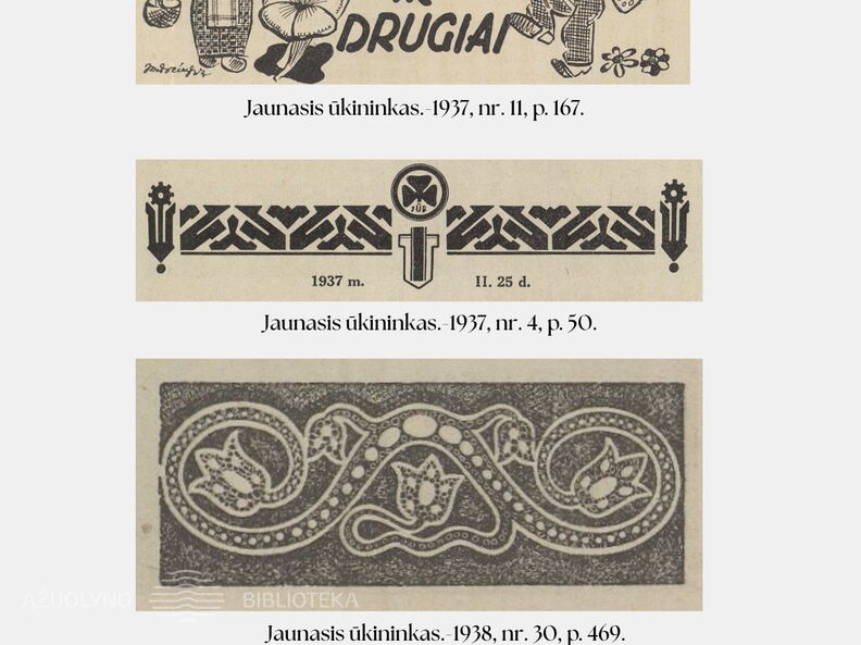 Tautinio stiliaus vinjetės 