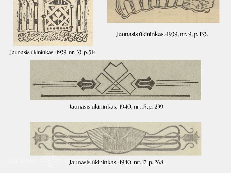 Tautinio stiliaus vinjetės 