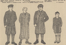 Etnizuota apranga. Jaunųjų ūkininkų rūbai (straipsnio pabaiga). Jaunasis ūkininkas.-1936, nr. 3, p. 13.