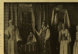 A. Tamošaitienės tautinių drabužių paroda. Moteris.-1938, nr. 6, p. 84.