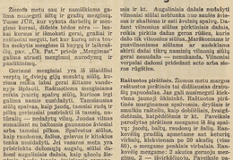Rankdarbių kursai. A. Tamošaitienės patarimai mezgėjoms. Jaunasis ūkininkas.-1939, nr. 1, p. 5.