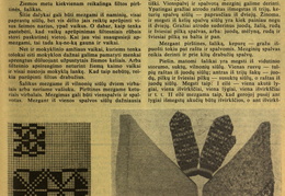 Tautinio stiliaus mezginiai (straipsnio pradžia). Moteris.-1939, nr. 1, p. 7.