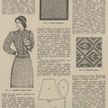 Tautinio stiliaus moteriškas kostiumėlis. Jaunasis ūkininkas.-1938, nr. 29, p. 455.