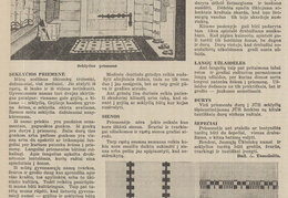 Tautiškas buto įrengimas. Jaunasis ūkininkas.-1938, nr. 12, p. 181.