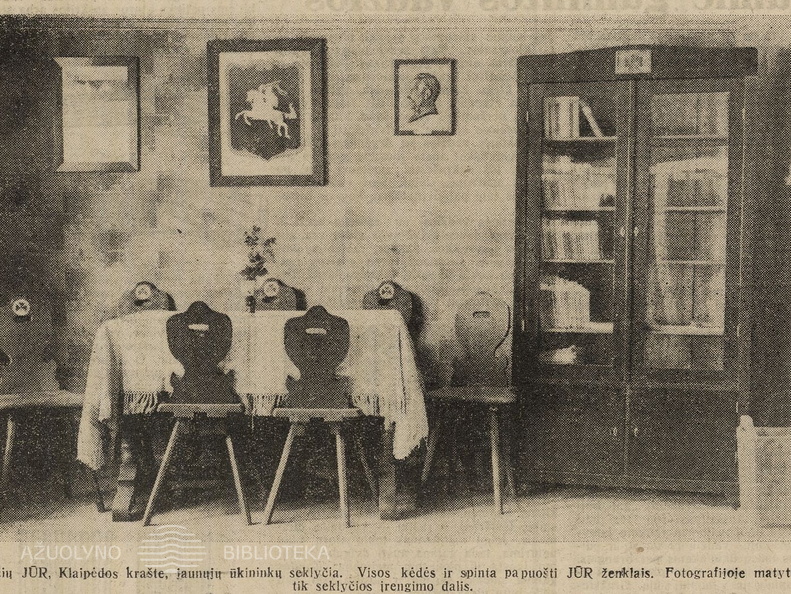 Klaipėdos krašto, Katyčių JŪR seklyčia. Jaunasis ūkininkas.-1936, nr. 9, p. 49.