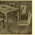 Seklyčios baldai iš Namų pramonės parodos. Moteris.-1933, nr. 6, p. 89.