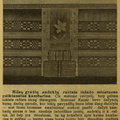 Tautinio stiliaus sienų dekoras. Moteris.-1937, nr. 11, p. 172.