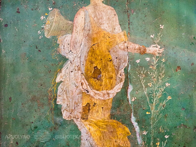 Floros freska. Villa Arianna, Pompėja. I a.