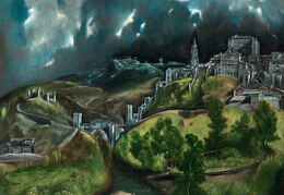 El Greco. Toledo vaizdas. Apie 1596–1600 m.