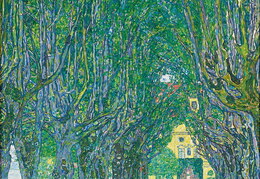 Gustavas Klimtas. Schloss Kammer parko alėja. 1912 m.