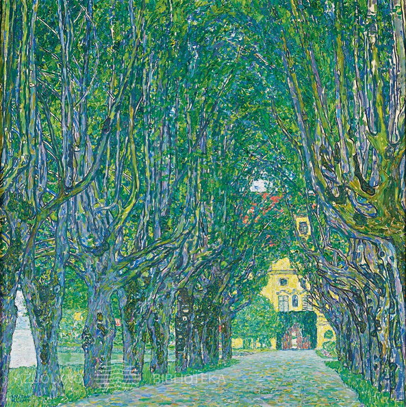 Gustav Klimt. Schloss Kammer parko alėja. 1912 m..jpg