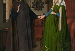 Janas van Eikas. Arnolfinių portretas. 1434 m.