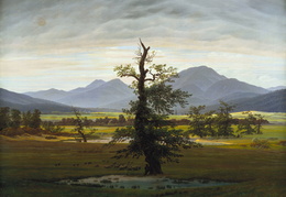 Kasparas Davidas Frydrichas. Vienišas medis. 1822 m.