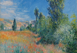 Klodas Monė. Peizažas Sen Marteno saloje. 1881 m.