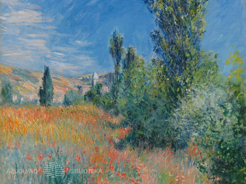 Klodas Monė. Peizažas Sen Marteno saloje. 1881 m.