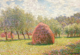 Klodas Monė. Šieno kupeta Giverny. 1893 m.