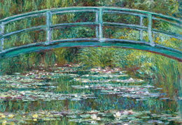 Klodas Monė. Tiltas per vandens lelijų tvenkinį. 1899 m.