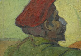 Vincentas van Gogas. Polis Gogenas (Vyras raudona berete). 1888 m.