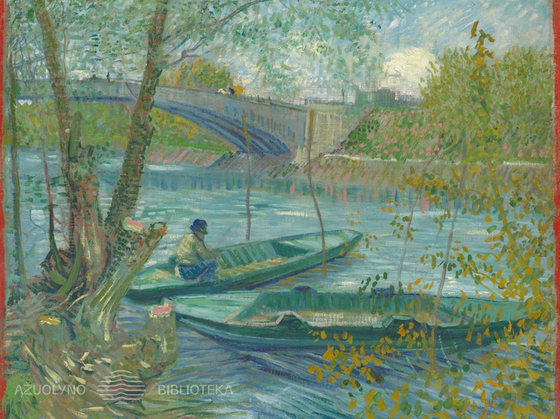 Vincentas van Gogas. Žvejyba pavasarį. 1887 m.