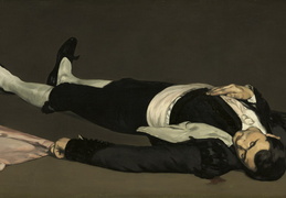 Eduaras Manė. Toreodoro mirtis. 1864 m.