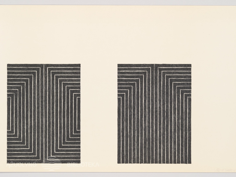 Frank Stella. Onikso klubas - septyni laipteliai. 1967 m.