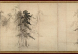 Hasegawa Tohaku. Pušys. 1550 m.